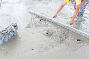 Beton dökme sonra seviyelendirme