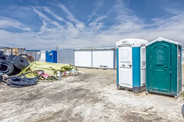 Mobile Toilette, Portaltöpfchen, Toiletten — Stockfoto