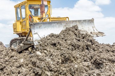 Ağır protip inşaat makine buildin, toprak kaldırma