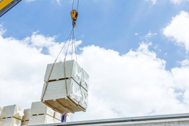 Vinçler-Mobil vinç cam yünü çatı büyük u paketi yükseltme