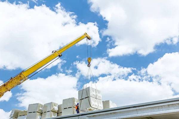 Vinçler-Mobil vinç cam yünü çatı büyük u paketi yükseltme