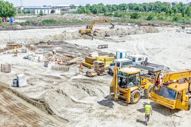 Crane, Kamyon Park sitesi yapı