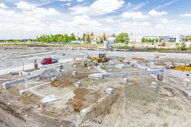 Yeni yapı beton zemin 