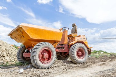 Küçük Devirmeli araçlar, inşaat araç, konteyner Damper