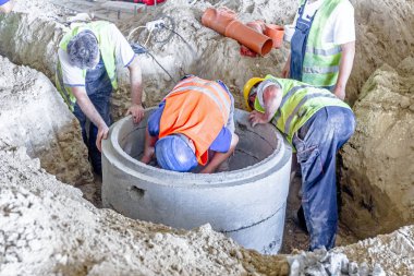 Yeni kanalizasyon yapım aşamasındadır