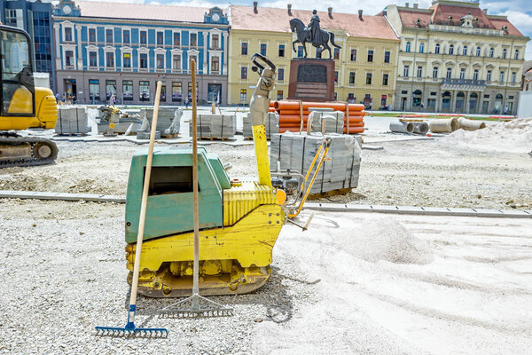 Вибромашина для уплотнения почвы
 