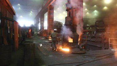 Yüksek fırın geri dönüşüm eski metal ile doldurma