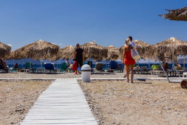 Beach bar ahşap iz