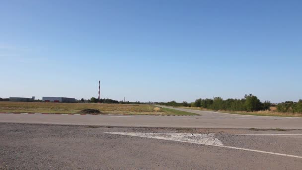 Motocykly Závodní Dráze Motorkáři Jezdí Motorce Závodní Dráze Motocyklové Závody — Stock video