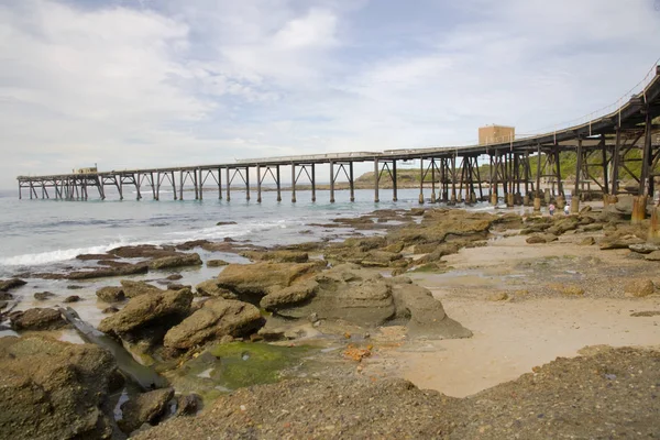 Pier bij Catherine Hill Bay — Stockfoto