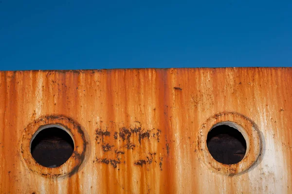 Rezavé stavby — Stock fotografie