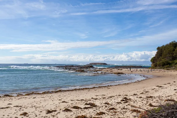 Light House Strand Bij Seal Rocks Seal Rocks Een Plaats — Stockfoto