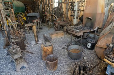 Tools in blacksmith's shop