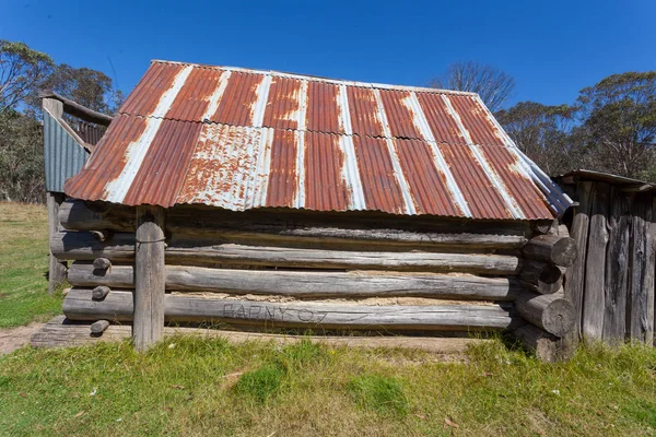 Davies Plain Hut Victoria Australia Daveys Hut Australian Alpine Hut — Stock Photo, Image