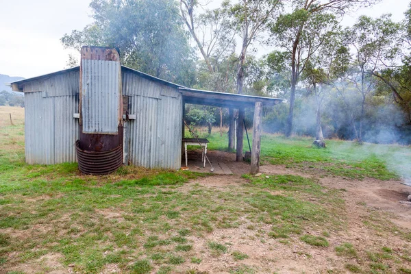 Dogman Hut Snowies — Stock Photo, Image