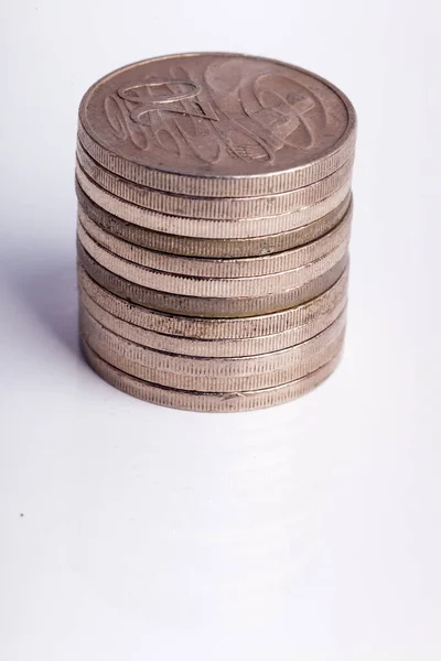 20 cent pieces — Stock Photo, Image