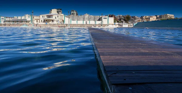 Newcastle Baths Nsw Ausztrália Népszerű Helyiek Körében — Stock Fotó