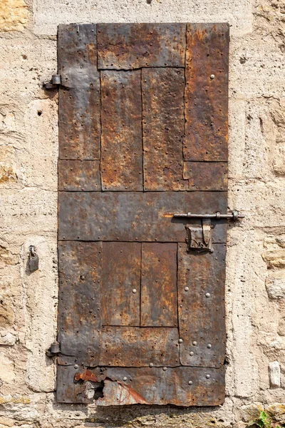 Interessante Dettaglio Della Porta Vecchie Porte — Foto Stock