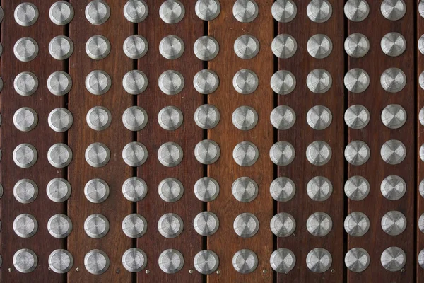 Metal Studs Rivets Floor — Stock Photo, Image