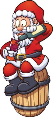 Santa içki şarap