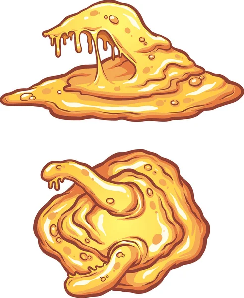 Monstruo de gelatina de ocre — Archivo Imágenes Vectoriales