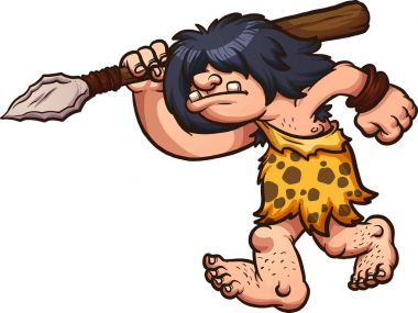Avcılık karikatür Mağa ra Ada mı