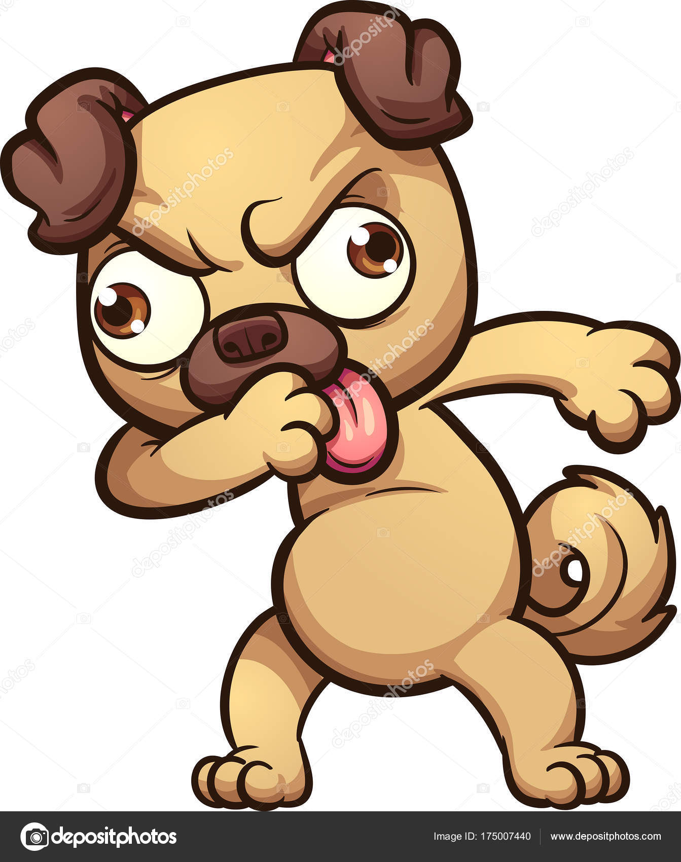 轻轻卡通哈巴狗狗图库矢量图©memoangeles 175007440, image size:1343x1700