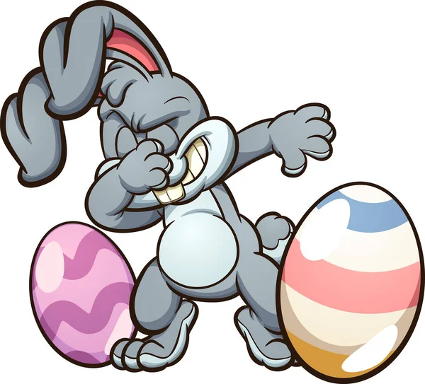 Simple Easter Bunny Character Vector Art Stock Images Depositphotos