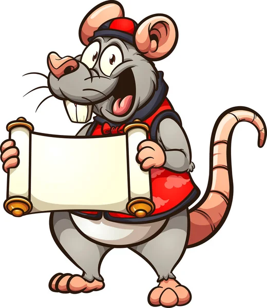 Chinese rat — Stockvector