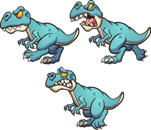 Dinossauro dos desenhos animados —  Vetores de Stock