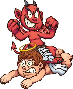 Şeytan yenen melek.