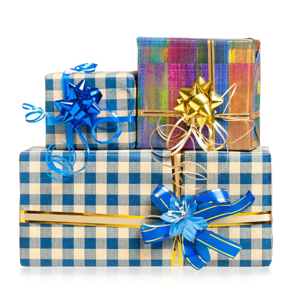 Holiday gift boxes — Stock Photo, Image