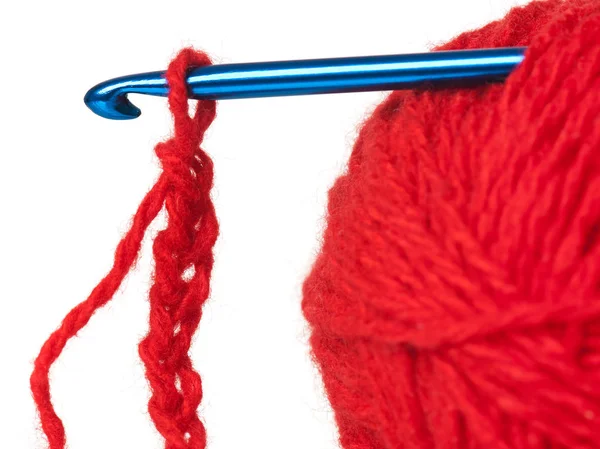 Res woolen thread — Stock Photo, Image