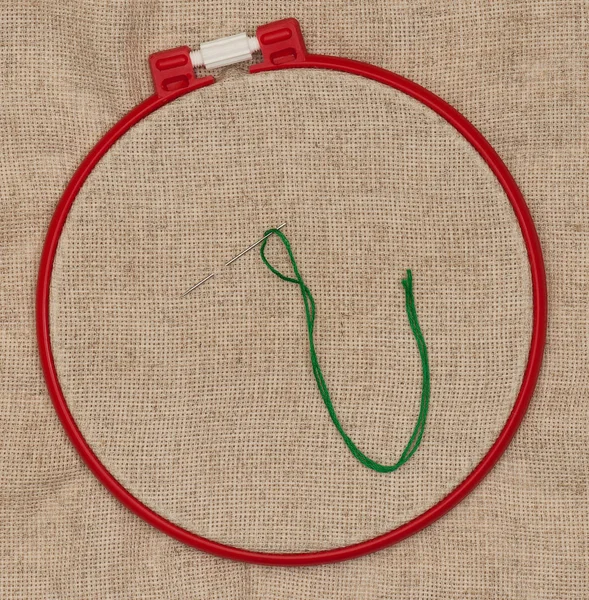 Simple embroidery accessories — Stock Photo, Image