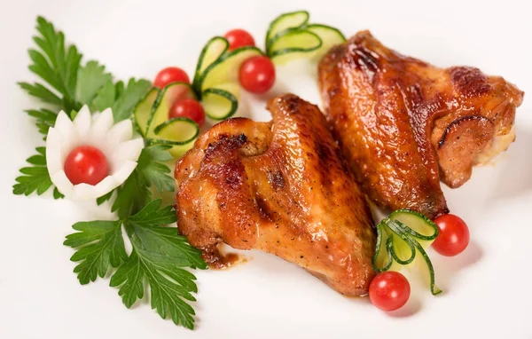 Fırında tavuk kanadı.