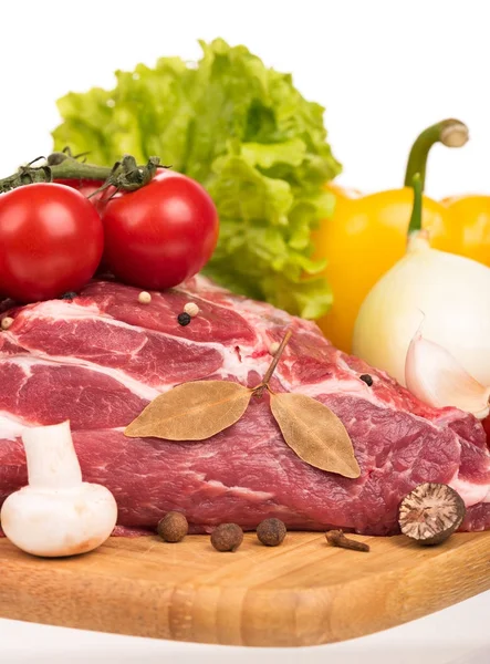 Rohes Schweinefleisch — Stockfoto