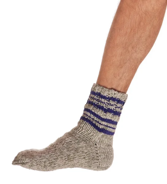 Теплі шкарпетки в'язані — стокове фото