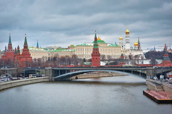 Moscú, la vista del Kremlin — Foto de Stock
