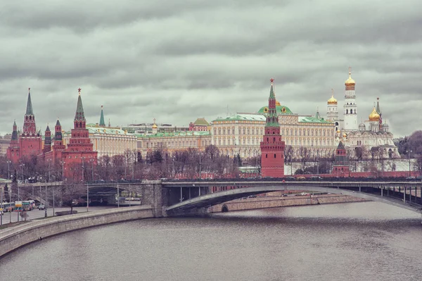 Moscú Vista Del Kremlin — Foto de Stock