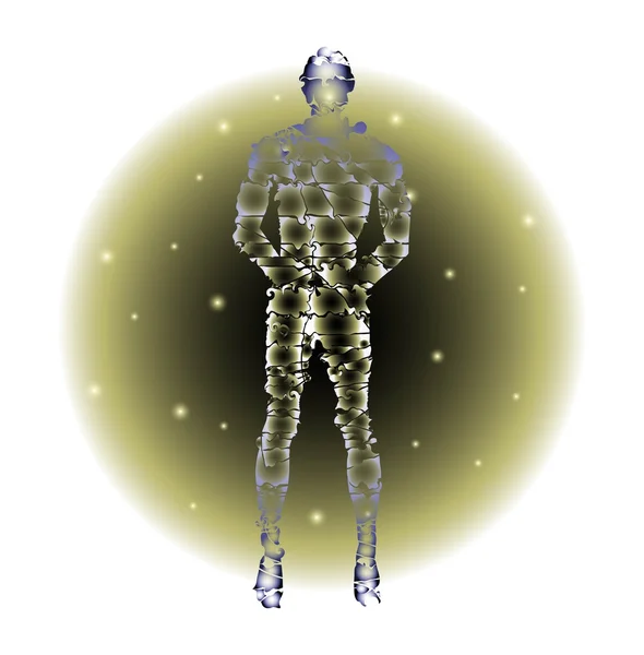 Vektor humanoidní postava — Stockový vektor