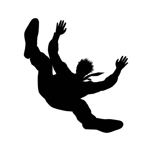 Illustration de chute de l'homme — Image vectorielle