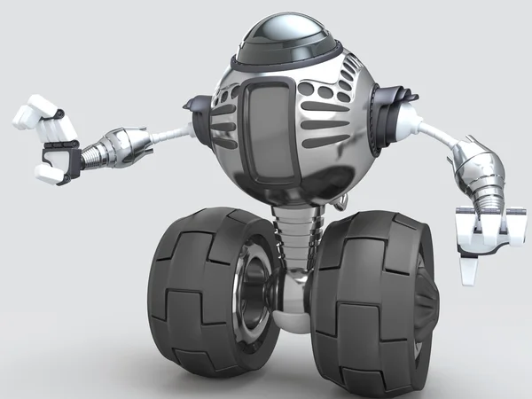 Själv balansera Robot — Stockfoto