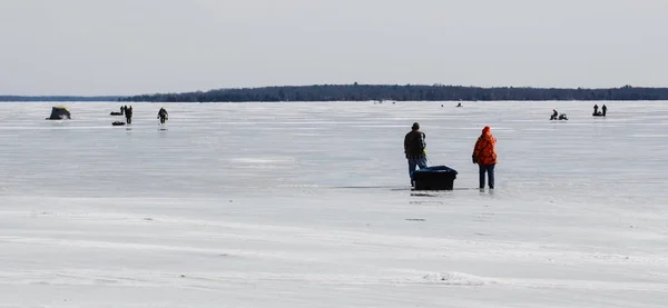 IJsvissen op Higgins Lake — Stockfoto