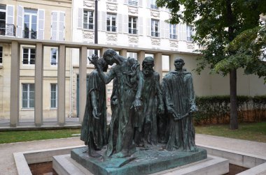 Calais adlı Musee Rodin Paris Burghers