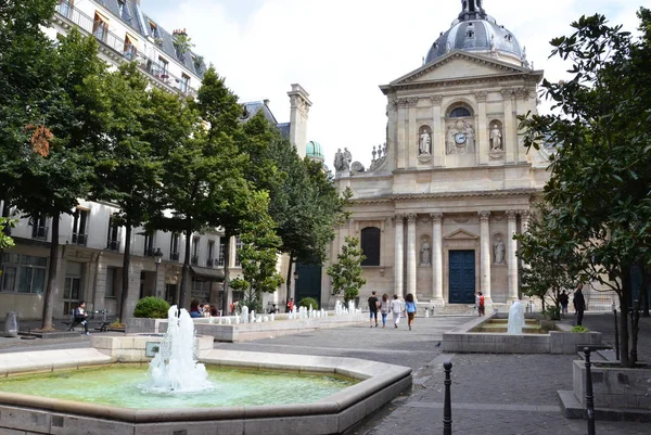 Place de la Sorbonne, Paryż — Zdjęcie stockowe