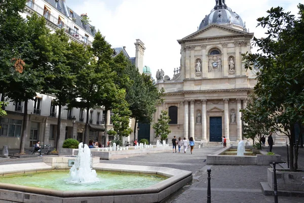 Place de la Sorbonne, París Imágenes De Stock Sin Royalties Gratis