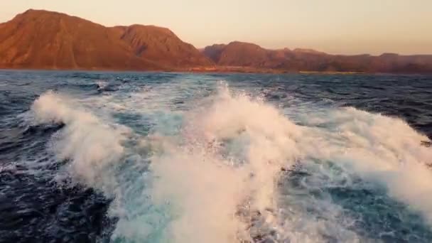 Überquerung Des Golfs Von Aqaba — Stockvideo