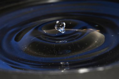 Damlalar suya düşüyor.