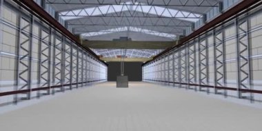 Portal vinç Animasyon 3d modeli
