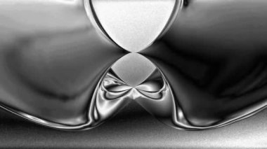 Krom metalik ışık efekti